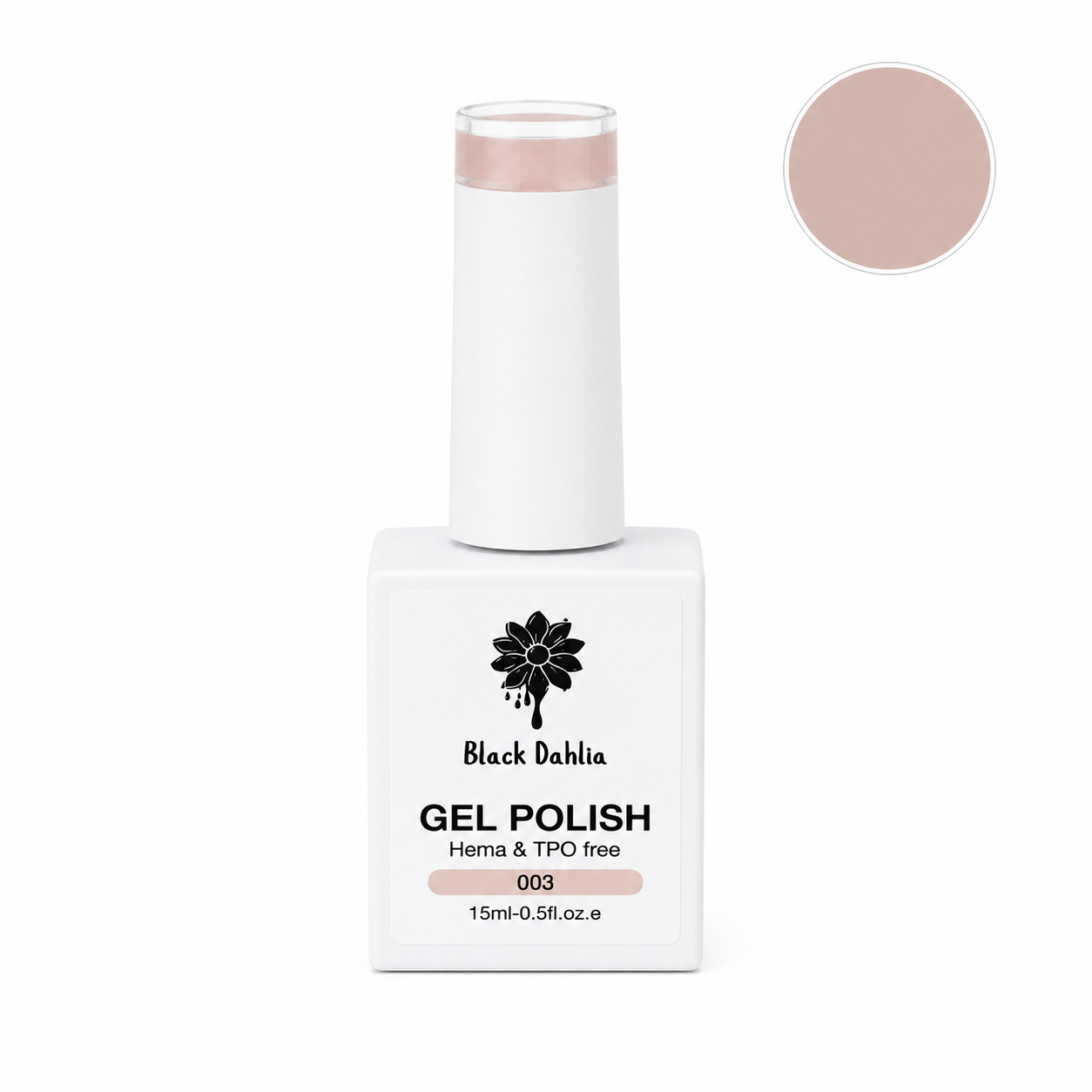 Black Dahlia Gel Polish 003 – Nude Beige