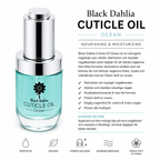 Black Dahlia Hydrating Cuticle Oil – Ocean 30ml