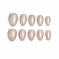 Champagne Pearl – Almond Press On Nails