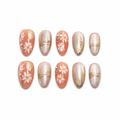 Golden Daisy Glow Press On Nails