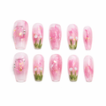 Cherry Bloom Press On Nails