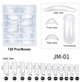 Reusable Nail Forms Tips JM-01 (120 st)