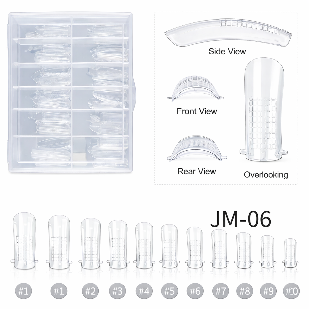 Reusable Nail Forms Tips JM-06 (120 st)