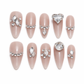 Crystal Couture Stiletto Press On Nails