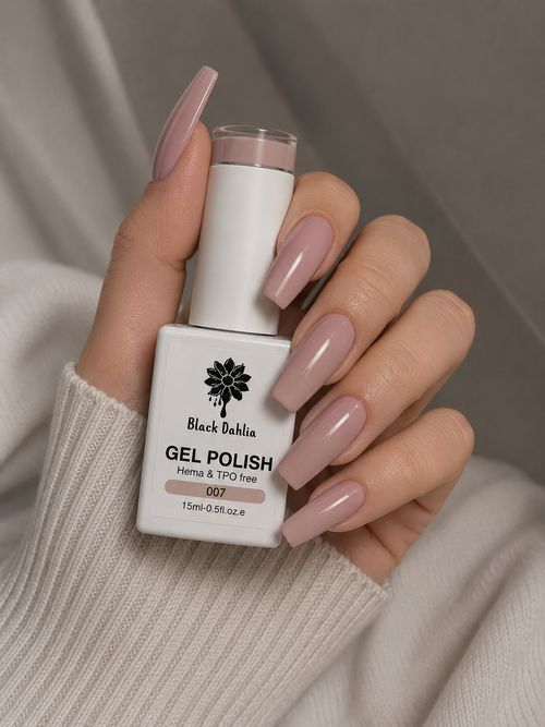 Black Dahlia Gel Polish 007 – Dusty Nude Pink