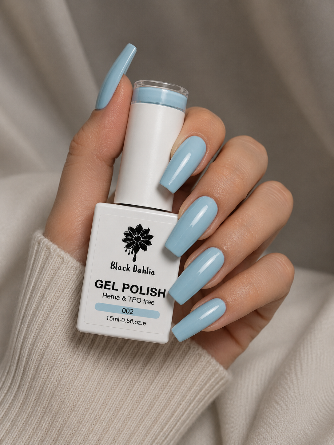 Black Dahlia Gel Polish 002 – Baby Blue