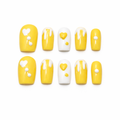 Lemon Drip Candy Press On Nails
