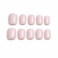 Milky Cloud – Short Square Press On Nails