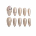 Milky Marble Press On Nails