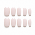 Milky Cloud – Square Press On Nails