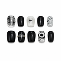 Noir Couture Press On Nails