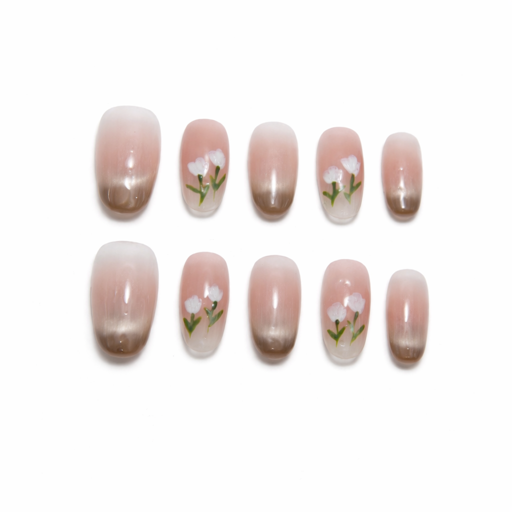 Nude Blom Press On Nails