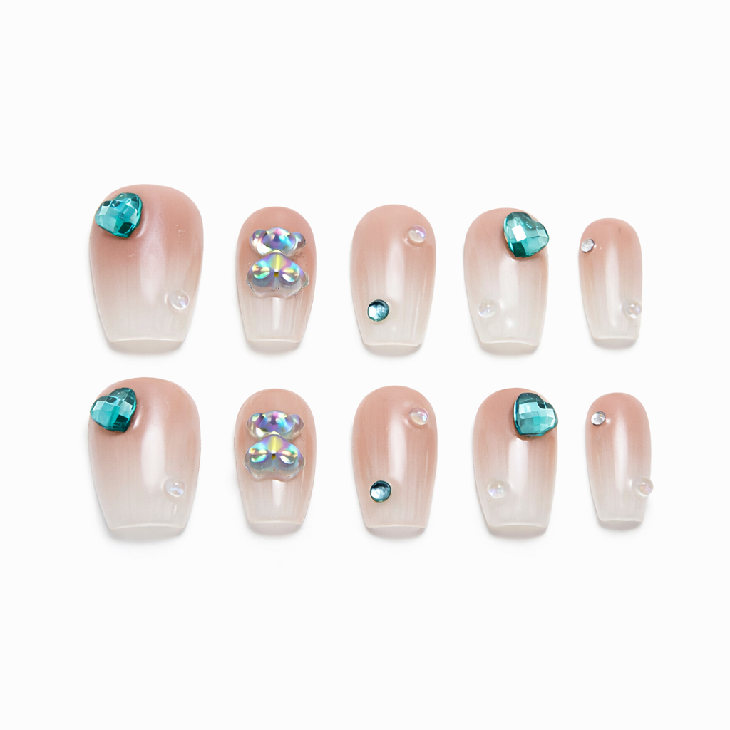 Ocean Pearl Press On Nails
