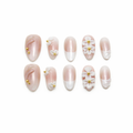 Pearl Blossom Press On Nails