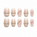 Pearl Veil Press On Nails
