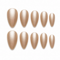Pearlescent Nude Press On Nails