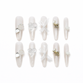 Princess Bow Press On Nails