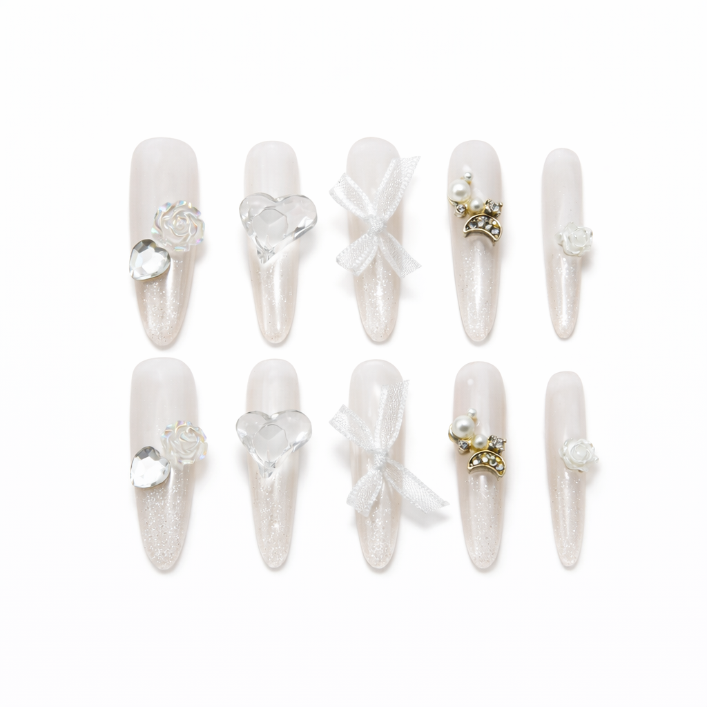 Princess Bow Nails