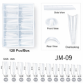 Reusable Nail Forms Tips JM-09 (120 st)