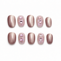 Rosé Aura Press On Nails