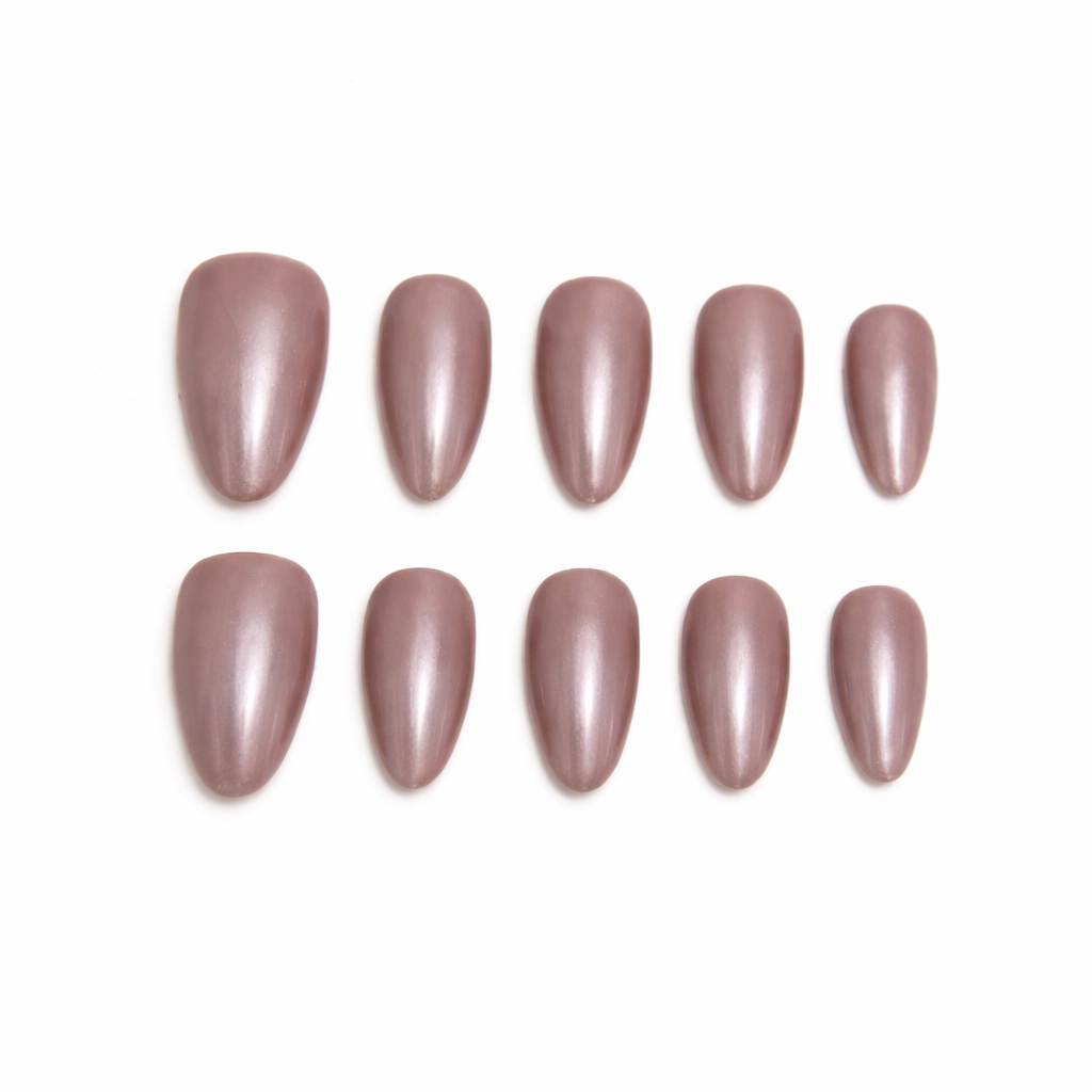Rosé Pearl Press On Nails