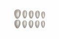 Silver Aura Press On Nails