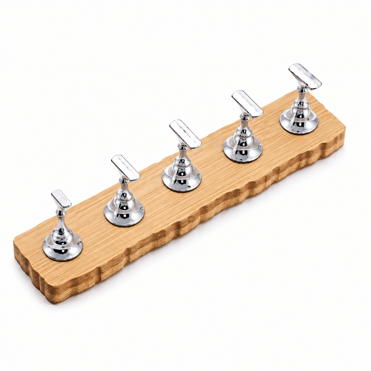 Wooden Magnetic Nail Practice & Display Stand – 5 Nail Holders