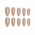 Soft Latte Press On Nails