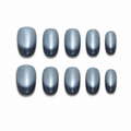 Steel Fade Press On Nails